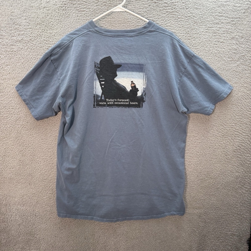 Vintage The Mountain Shirt Adult 2XL XXL Blue Colorado Cowboy Western Grunge 90s